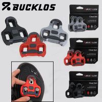 cleats de bicicleta bucklos con autobloqueo para pedales look keo cleats profesionales para bicicleta de carretera 0459 grados de flotacion