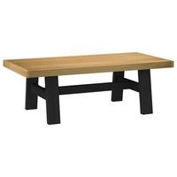 mesa de centro noain patas en a madera maciza pino 120x60x40 cm vidaxl