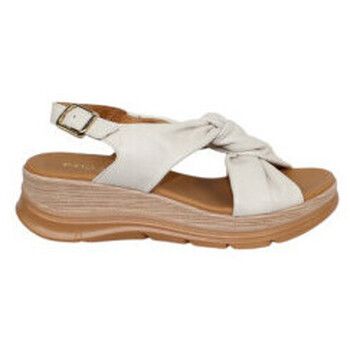 Paula Urban Mocasines sandalia cuña nudo con tiras tubulares para mujer