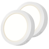 aigostar plafon led techo 12wequivalente a 113w lampara de techo led 1350lm ip20 luz natural 4000k para cocina sala de estar dormitorio pasillo 174  35hmm 2pcs