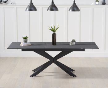 Boston 180cm Extending Grey Stone Dining Table