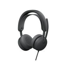Logitech Zone Wired 2: auriculares con cancelaciÃ³n de ruido y tecnologÃa hÃbrida adaptativa ANC, USB-C con adaptador USB-A, Grafito