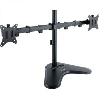 tooq soporte doble brazo inclinable giratorio para monitor 17-32 vesa 100x100 max 9kg
