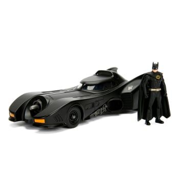 Batman - Coche Batmóvil 1989 1:24 de Metal con Figura Batman