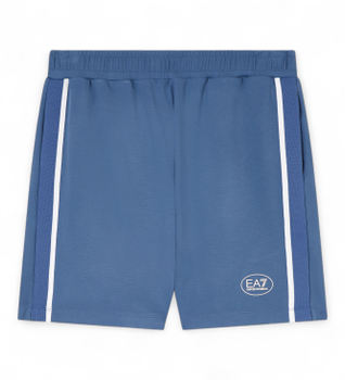 EA7 para hombre. 7M001545_AF13289 Pantalones cortos Tennis Club azul (3XL), Casual, Deportivo, Running, Sportswear, Multideporte, Viscosa