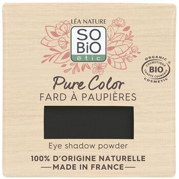 Sobioetic Sombra de ojos & bases Pure Color Organic Eyeshadow - 05 Noir Onyx para mujer
