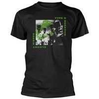 type o negative camiseta hazmat kiss para mujer