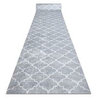 alfombra de pasillo con refuerzo de goma lotus koniczyna 60921 trebol 100x400 cm