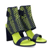 united nude sandalias con tacon mujer - verde talla 37