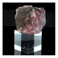 rose fluorite - piedra natural de francia chamonix haute -savoie  cristal raro y hermoso  2615 ct - certificado de autenticidad incluido  38 x