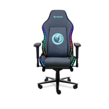 Nacon - Silla Gaming - Ergonómica, Altura Regulable, Luces Rgb, Color Gris