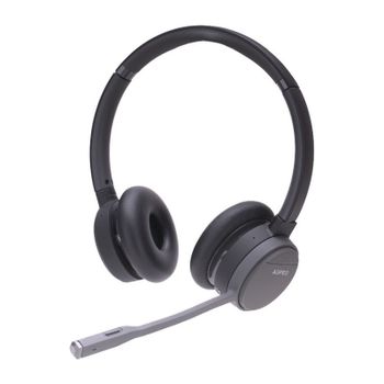 AGFEO Infinity Auriculares Inalámbrico Diadema Oficina/Centro de llamadas Bluetooth Negro
