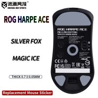 inualwaysports pies de raton rog harpe ace x aimlab superficie curvada ptfe anti colapso magic ice silver fox version