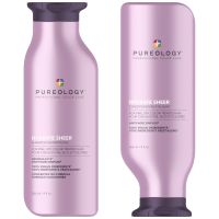 pureology hydrate sheer shampoo and conditioner bundle for fine dry hair sulphate free for a gentle cleanse