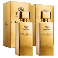 fortune golden throne eau de parfum hombre 100ml set x2 aroma intenso