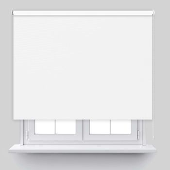 Estor Enrollable Opaco Blanco 100x250cm.