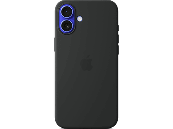 Apple Funda de silicona con MagSafe para iPhone 16 Plus, Negro