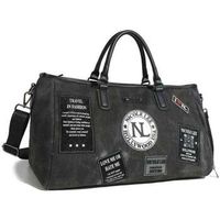 nicole lee bolsa de viaje bolsa de viaje negra multiuso para hombre para mujer