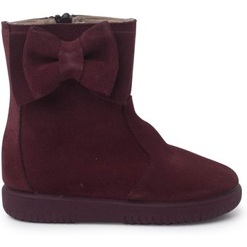 Pisamonas Botines Botas Niña Serraje Lazo Lateral Grande para niña