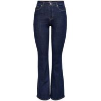 only pantalon de campana 15230472 wauw-dark blue denim para mujer