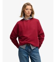 superdry para mujer w2012565a sudadera essential logo rojo m casual algodon