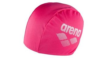 Gorro de bano arena polyester ii rosa ninos 6 12 anos