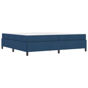 Cama Tapizada  200 X 200 Cm   - Azul