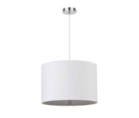 lampara de techo metal color cromo serie chanza 30cm