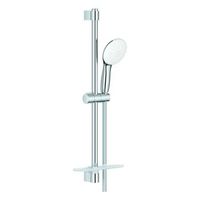 set de barra de ducha grohe tempesta 110 266383 600 mm 2 chorros bandeja ws cromo 26638003