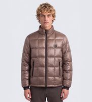 ax armani exchange para hombre xm003474af23755u6125 plumifero acolchado marron s casual poliamida