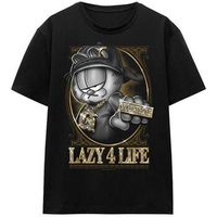 garfield tops y camisetas lazy 4 life para hombre