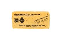 turron jijona artesano con 70 almendra marcona nacional 300g -