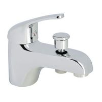 grifo mecanico para banera y ducha rousseau monotrou nf - cromo
