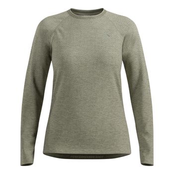 Odlo Essential Seamless  Camiseta de running Mujeres - oliva