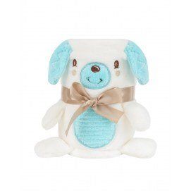 Manta de bebé bordado 3D Puppy