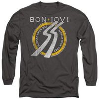 bon jovi camiseta manga larga slippery when wet para mujer