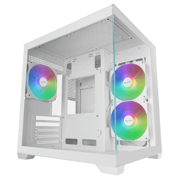Caja MARS GAMING MCVIEW3W Blanco