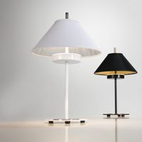 lampara de mesa led rila blancoplata 15w