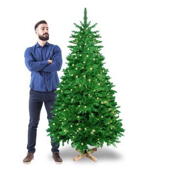 Cupid - Árbol De Navidad Con Luces Led Ø100cm X180h, 800 Ramas
