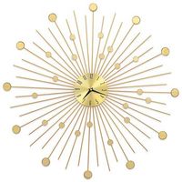 reloj de pared metal 70 cm oro dec022222