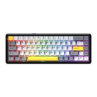 teclado mecanico ajazz ak680 max he con ejes magneticos cableadotri-modo latencia ultrabaja de 001mm0125ms intercambio en caliente de teclas 1k8k