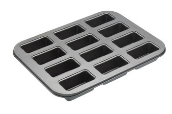 Molde para tartas 12 agujeros en acero negro