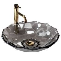 lavabo sobre encimera rea arctic black