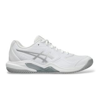 Asics para mujer. 1042A318 Zapatillas GEL-Dedicate 9 Padel blanco (41.5), Plano, Cordones, Casual, Deportivo, Tenis/Padel, Mesh