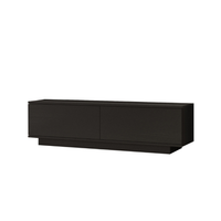 meli mueble tv de diseno negro de 140 cm