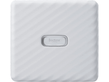 Impresora fotográfica - Fujifilm Instax Link Wide, Bluetooth, Portátil, 86 x 99 mm, 12 segundos, Blanco ceniza