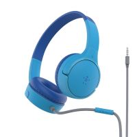 belkin soundform mini auriculares infantiles jack 35mm azul
