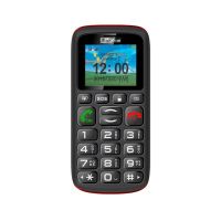 telefono maxcom mm428 dual sim 2g pantalla 18r microsd linterna negrorojo