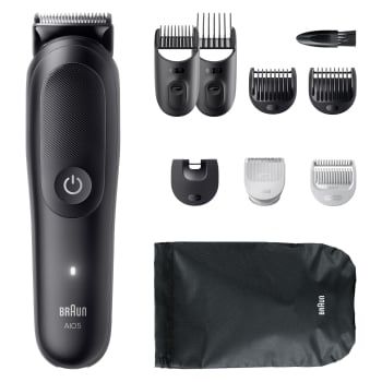 Multigroon Braun MGK5540, Uso en Seco y Mojado, 7 Peines,