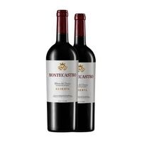 montecastro vino tinto ribera reserva 75 cl 155 vol pack de 2 unidades